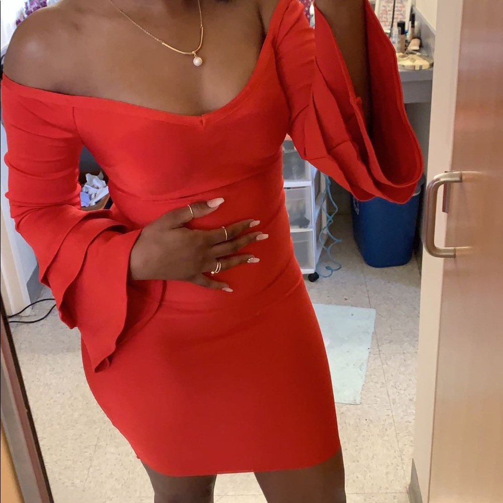 Red dress